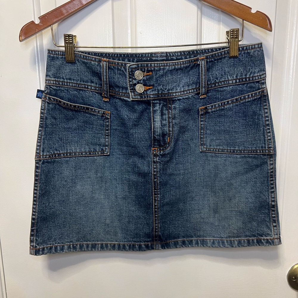 Tyte Jeans Y2K Blue Denim Mini Skirt
